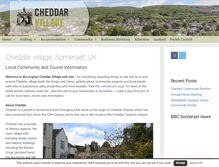 Tablet Screenshot of cheddarvillage.co.uk